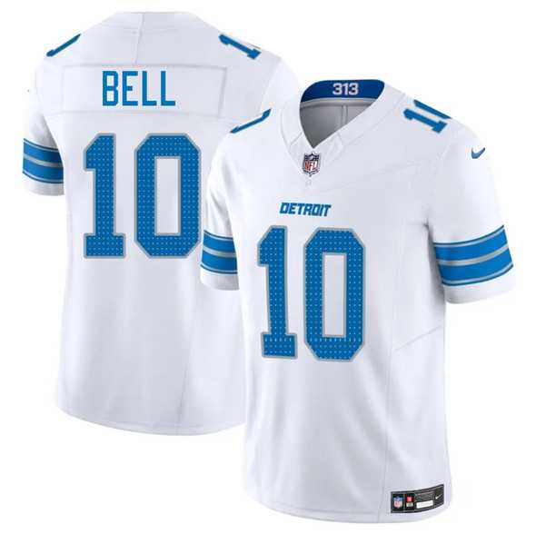 Men & Women & Youth Detroit Lions #10 Ronnie Bell White 2025 F.U.S.E. Vapor Limited Stitched Jersey